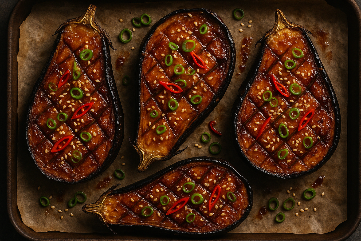 Crispy Miso Aubergine